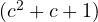 (c^2 + c + 1)