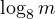 \log_8 m